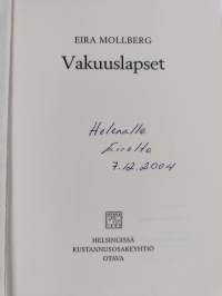 Vakuuslapset (signeerattu, tekijän omiste)