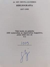 Suomenkielisen rikoskirjallisuuden ja sen reuna-alueiden bibliografia 1857-1989 (signeerattu, numeroitu)