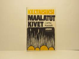 Keltaisiksi maalatut kivet
