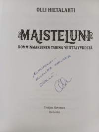 Maisteluni (signeerattu, tekijän omiste)