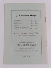 Kehityksen järjestelmä : esitelmä Tampereella Pekka Ervastin 70 vuotispäivänä, Tapanina 1945