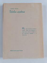 Tahdon unohtaa