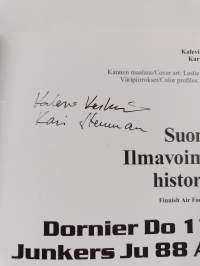 Suomen ilmavoimien historia 2, Dornier Do 17 Z - Junkers Ju 88 A-4 (signeerattu)