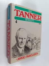 Väinö Tanner, patriootti : elämäkerta vuosilta 1937-1966