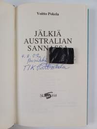 Jälkiä Australian sannassa (signeerattu, tekijän omiste)