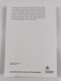 Studier i svensk språkhistoria, 12 - Variation och förändring - Variation och förändring