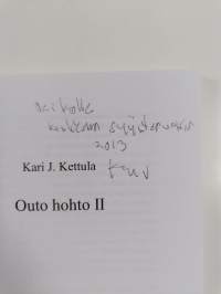 Outo hohto II (signeerattu, tekijän omiste)