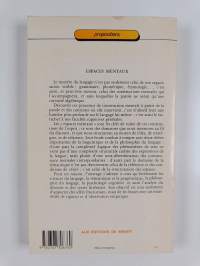 Espaces mentaux : aspects de la construction du sens dans les langues naturelles