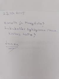 Kerrotut muistot (signeerattu, tekijän omiste)