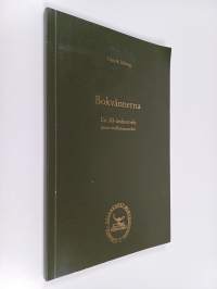 Bokvännerna : en 50-årshistorik jämte medlemsmatrikel