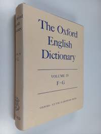 The Oxford English Dictionary Volume 4: F-G