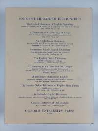 The Oxford English Dictionary Volume 4: F-G