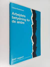 Arbejdets betydning for de ældre