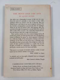 The mind and the eye : a study of the biologist&#039;s standpoint