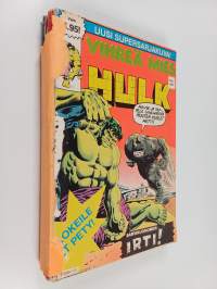 Vihreä mies Hulk 1/1981 ; Ihmeneloset 1/1983 ; Ihmeneloset 2/1982 ; Ihmeneloset 1/1982 ; Muinaiset maailmat ; Teräsmies 1/1983 ; Teräsmies ja kohtalokas kryptonii...