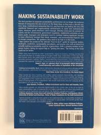 Making Sustainability Work - Best Practices in Managing and Measuring Corporate Social, Environmental, and Economic Impacts