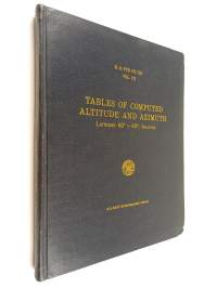 Tables of computed altitude and azimuth : latitudes 60° to 69°, inclusive. Vol. VII