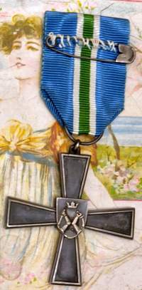 4.D risti,Länsi-Kannaksen muistoristi / 4th Division cross