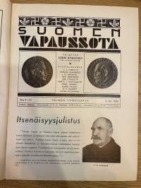 Suomen vapaussota 1933 nr 9-10 - Vapaussodan sodanjulistus, ym.
