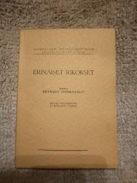 Erinäiset rikokset
