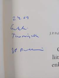 Ohi liitävä enkeli (signeerattu, tekijän omiste)