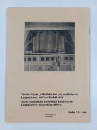Kirkollisen musiikin alkuvaiheet ja kehitys Lappajärvellä 1664-1944