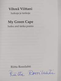 Vihreä viittani (signeerattu)