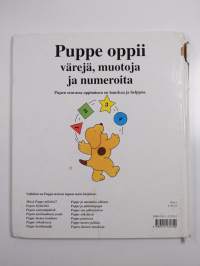 Puppe oppii värejä, muotoja ja numeroita