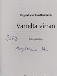 Varrelta virran : runokokoelma (signeerattu)