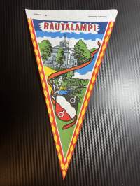 Rautalampi -matkailuviiri, isokoko / souvenier pennant