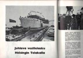 Valmet, perhelehti v.1966, n:o1. Kertomuksia eri tehtaiden tuotannosta, tehtaiden juhlavuosista,  henkilöiden merkkipäivistä, työntekijöiden joulujuhlista ym.