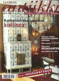 Glorian Antiikki  2000 talvi / Kankaisten kivilinna, porvoolainen koti, tontut, Uspenskin ikoniaarteet, kierrätystaide