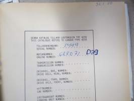 Volvo BM 4200 Reservdelskatalog / Parts Catalogue -varaosaluettelo