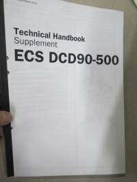 Kalmar ECS (Electronic Control Systems) DCD 90-500 Technical Handbook Supplement -käyttöohjekirja lisäosa
