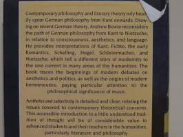Aesthetics and Subjectivity: From Kant to Nietzsche