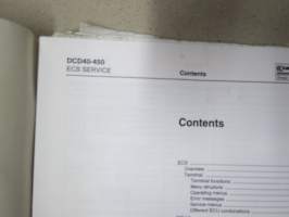 Kalmar ECS (Electronic Control Systems) DCD40-450 Technical Handbook -käyttöohjekirja englanniksi