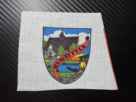 Rymättylä -kangasmerkki / matkailumerkki / hihamerkki / badge -leikkaamaton
