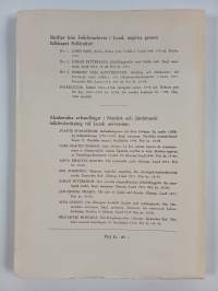 Norden och kontinenten : föredrag och diskussioner vid 13. nordiska folklivs- och folkminnesforskarmötet i Lund 1957