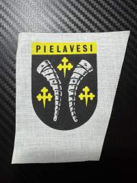 Pielavesi -kangasmerkki / matkailumerkki / hihamerkki / badge -leikkaamaton