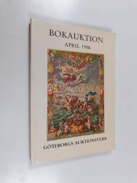 Bokauktion april 1986