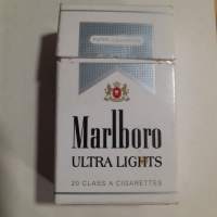 Marlboro ultra lights tyhjä tulitikkuaski