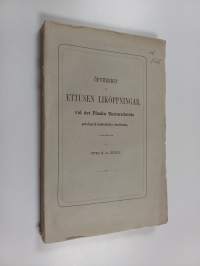 Öfversigt af ettusen liköppningar vid det Finska Universitetets patologisk-anatomiska inrättning (tekijän omiste)