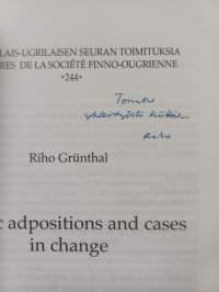 Finnic Adpositions and Cases in Change (signeerattu, tekijän omiste)
