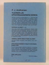 Yleinen ja epäorgaaninen kemia