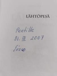 Lähtöpesä : höyryn voimalla (signeerattu, tekijän omiste)