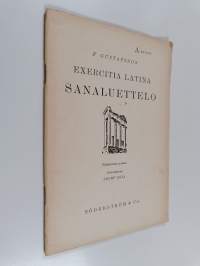 Exercitia latina : Sanaluettelo (A-painos)
