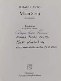 Maan sielu : kertomuksia (signeerattu, tekijän omiste)