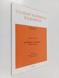 En term - två språk : studier i fackslang