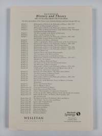 History and Theory : Studies in the Philosophy of History Theme Issue 46, number 4/2007 - Revision in History