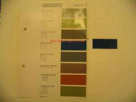 Wartburg värimallit noin 1971-72